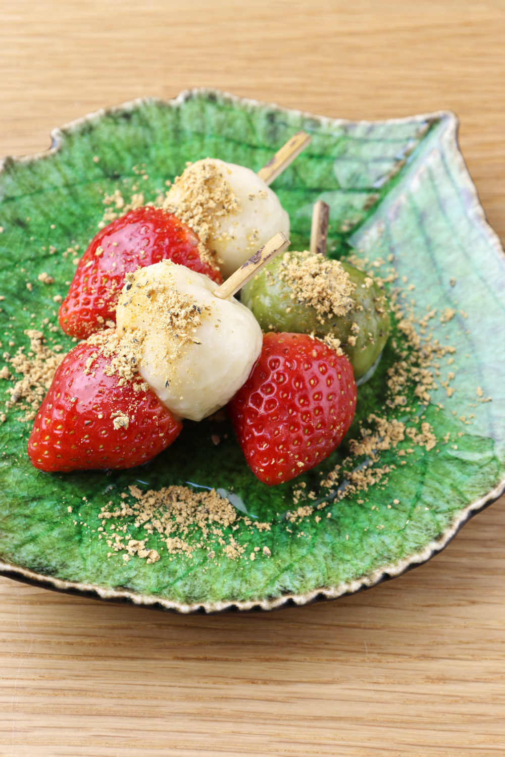 お豆腐抹茶白玉団子　きなこの画像