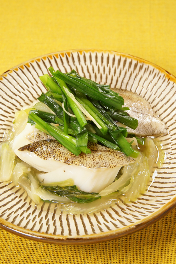 甘塩鱈と香味野菜のナンプラー蒸しの画像