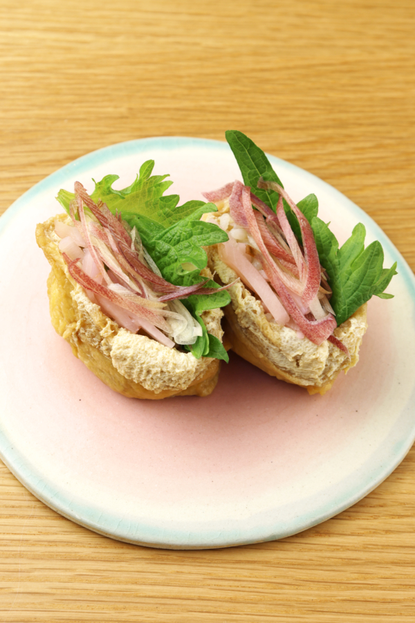 甘酒と醤油のいなり寿司の画像